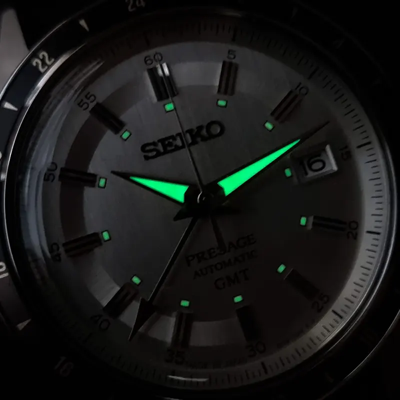 Seiko Presage Style 60s Automatic Road Trip GMT Men's Watch- SSK011J1